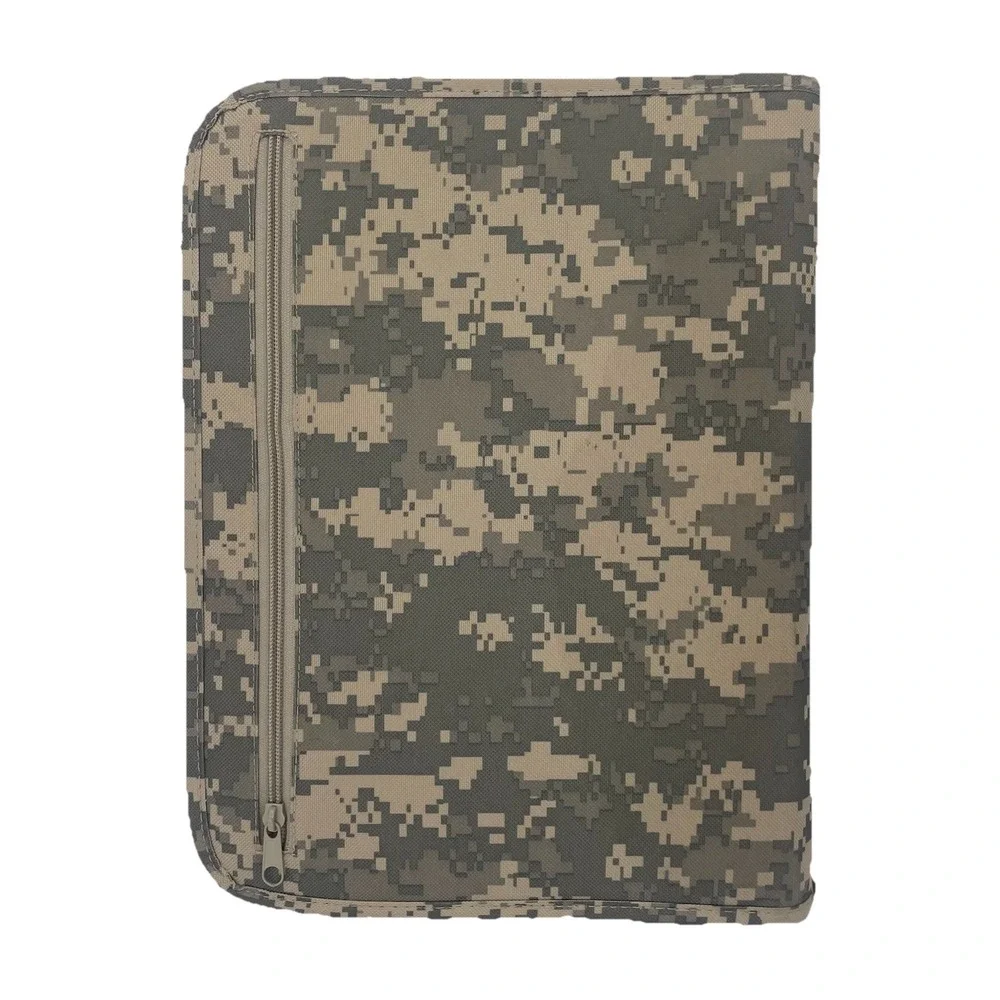 National Guard Digital Camo Notebook Portfolio Organizer Pad Field Notebook Zip